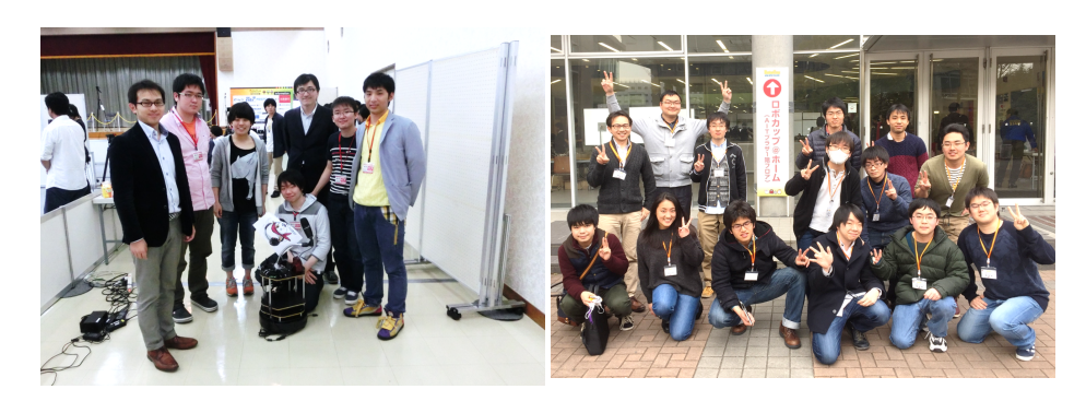 Fig. 1. RoboCup Japan Open 2015 Fig. 2. RoboCup Japan Open 2016