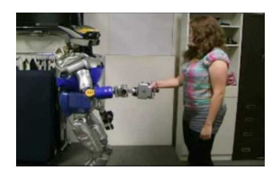 Handshake with a humanoid robot[10]