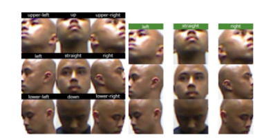 9- or 3-level Discretization of head pose used in the study[11]