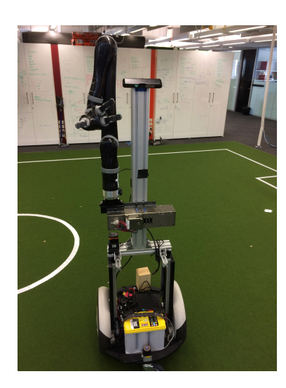 Fig. 1. Segway RMP base with Jaco arm