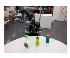 (b) SegBot with mounted Kinova Mico arm.