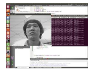 Example of face detection