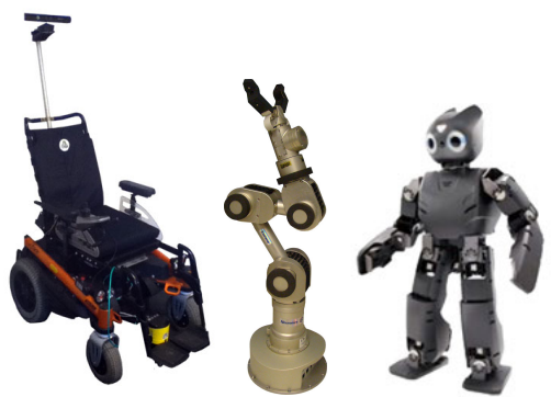 Fig. 3. Main components of the autonomous wheelchair project