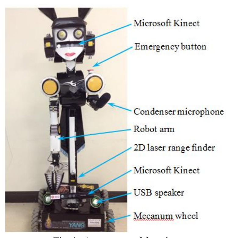 Fig. 1. Appearance of the robot
