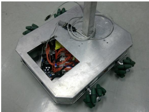 Figure 6. prototype mecanum robot.