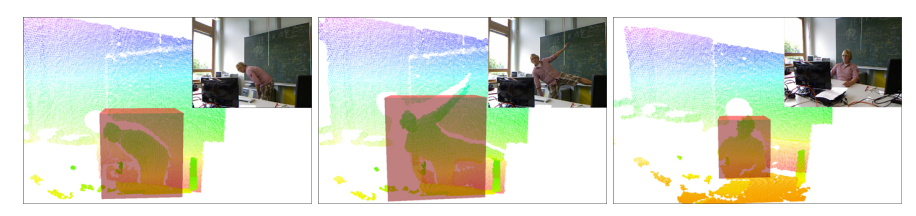 Detections for various pose configurations.