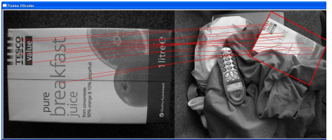 Fig. 4: Object recognition and location using depth sensors (a) Visual identification of objects