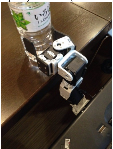 Fig. 3. Robot arm for object manipulation