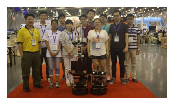 RoboCup 2015 Hefei, China (left) and RoboCup 2016 Leipzig, Germany (right) Team KameRider is proud to be able to participate for the first time and ranked 7th overall with the open source robot platform in 2015, and maintained the 7th position in 2016