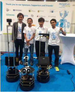 RoboCup 2015 Hefei, China (left) and RoboCup 2016 Leipzig, Germany (right) Team KameRider is proud to be able to participate for the first time and ranked 7th overall with the open source robot platform in 2015, and maintained the 7th position in 2016 (continued)