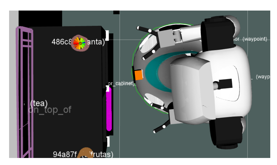 Grasping point determination of cylindric object.