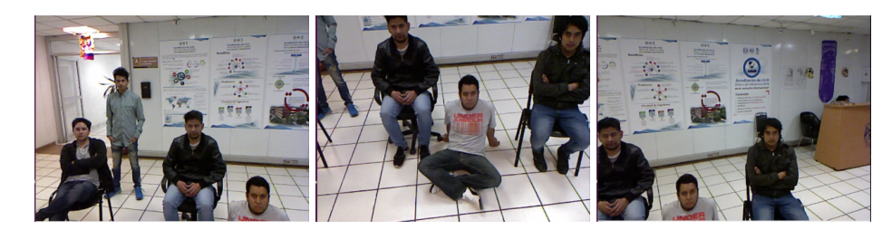 Frames Captured by the Robot at Different Angles.
