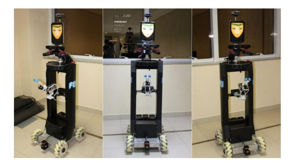 Fig. 3. A picture of our team's robot, HERA.