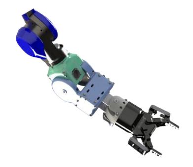 Fig. 2: Improved wrist 3D render