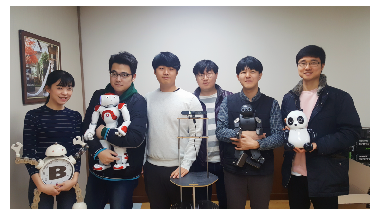 Team AUPAIR members. From the left, Christina Baek, Kyung-Wha Park, Beom-Jin Lee, Jin-Young Choi, Chung-Yeon Lee, Sungjun Choi