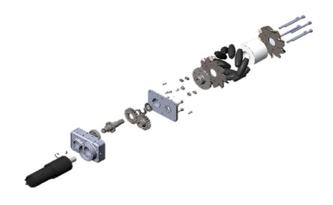 Fig. 2 Power Transition Gearbox Assembly