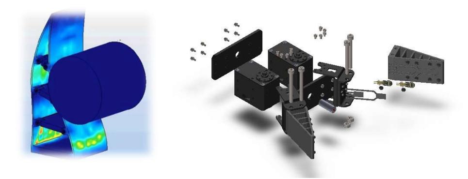 Fig. 3 Adaptive gripper static analysis
