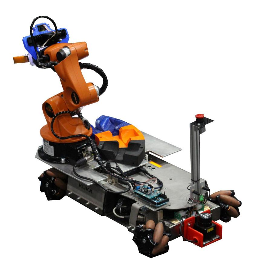 Fig. 1. Modified KUKA youBot