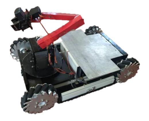 Figure 3 robot's griper and lever