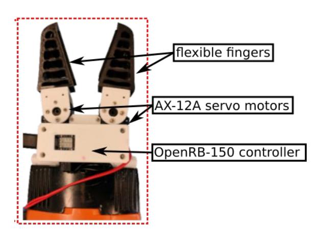 Flexible-finger gripper and OpenRB-150 controller [3]