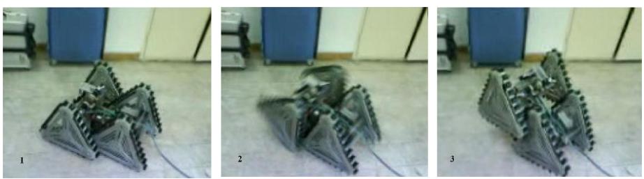 Fig. 17. (1,2,3) Standing up capability
