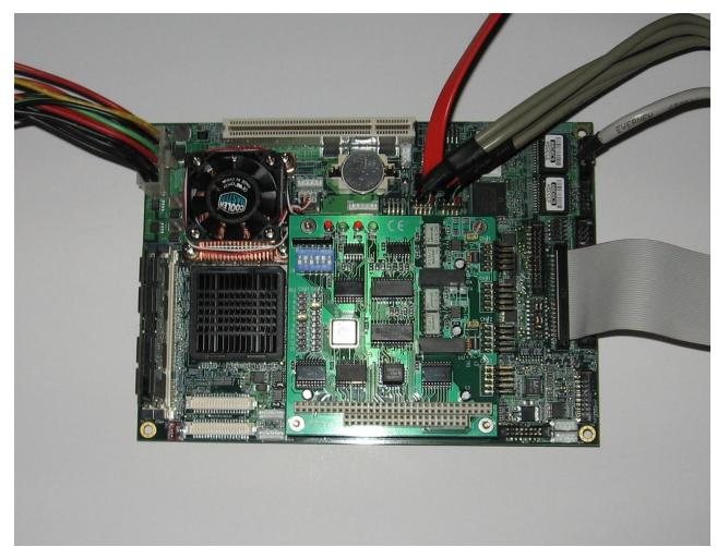 Fig. 4. PC/104+ compatible industrial computer used in our robots