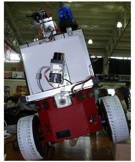 Fig. 8. The robot of team RESKO at RC07 RRL