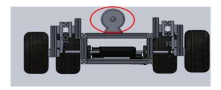 Fig. 9.1 Sensors location point, this part are fitted on fixed mechanism and their objective or focal point is almost fixed without radical movements.