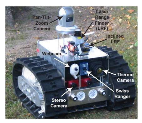 The Rugbot. (left) Two Rugbots in the Jacobs University rescue arena. (right)