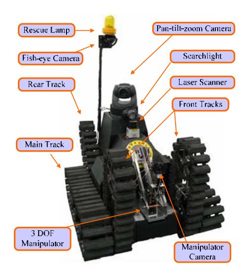 Fig. 1. The construction of our current rescue robotβ
