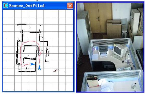 Fig. 3. map building in indoor environment