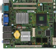 Fig. 15. The MSI IM-GM45 Mini-ITX mainboard