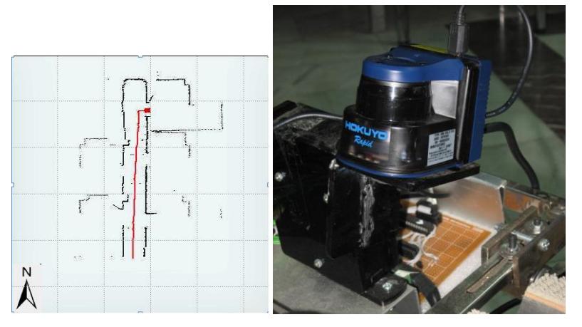 Fig.4. laser scanner (Hokuyo UBG-04LX-F01)