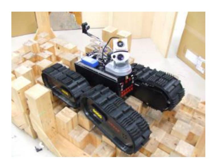 Fig. 3 KOHGA2 (1 bodies and 4 crawler arms)
