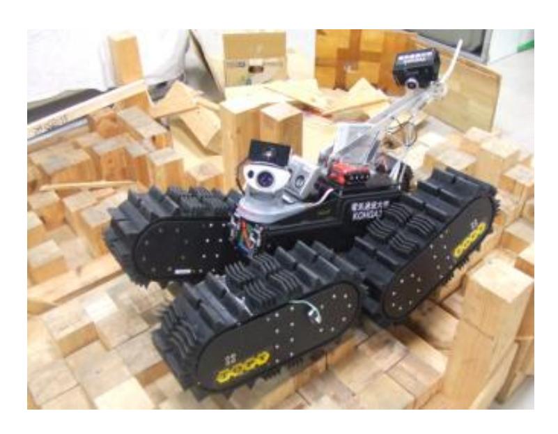 Fig. 4 KOHGA3 (1 bodies and 4 crawler arms)