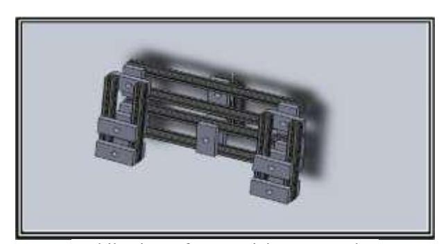Mobile piece of Terrestrial Rescue Robot