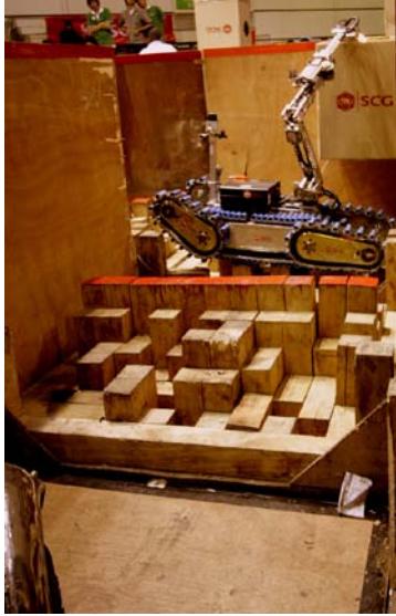 Fig. 10. KMUTNB's Remote Teleoperation Robot