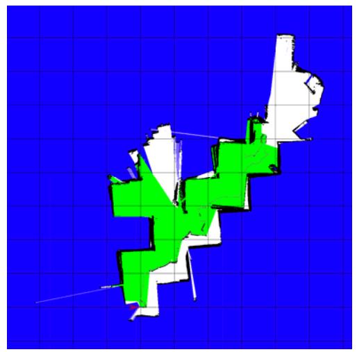 map result in real environment, China 2008