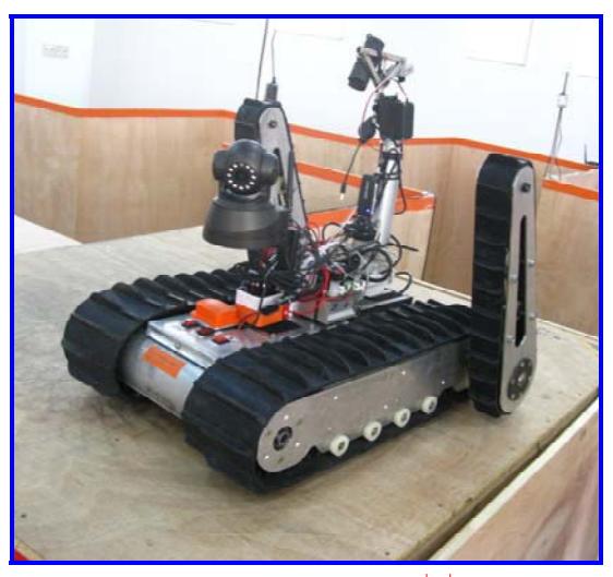 Fig. 2 Our current rescue robot β
