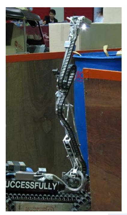 Success's gripper and camera arm