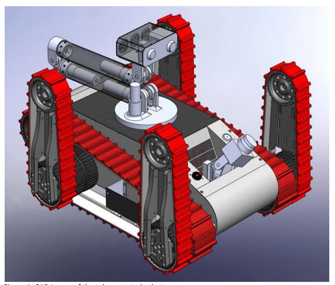 Figure 1. CAD Image of the tele-operated robot