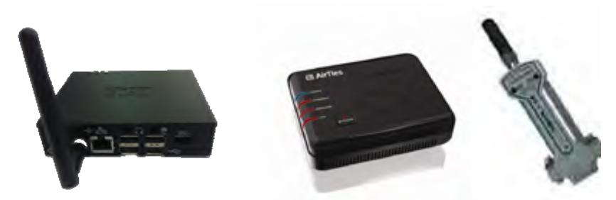 FitPC2, access point and the bluetooth adapter used for commjunication.