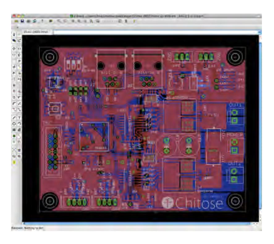 (Fig 4.1.3.2 Eagle PCB designer)