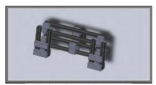 Mobile piece of Terrestrial Rescue Robot