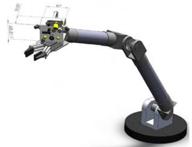 Fig. 16. The PANDORA Robotic arm