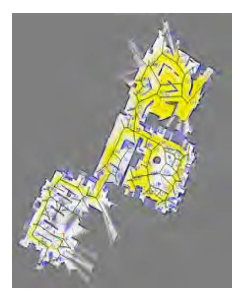 Fig. 5. Creating the map in an explored space