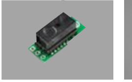Fig. 4. Sharp digital IR (left) and LEGO ultrasonic (right) sensors.