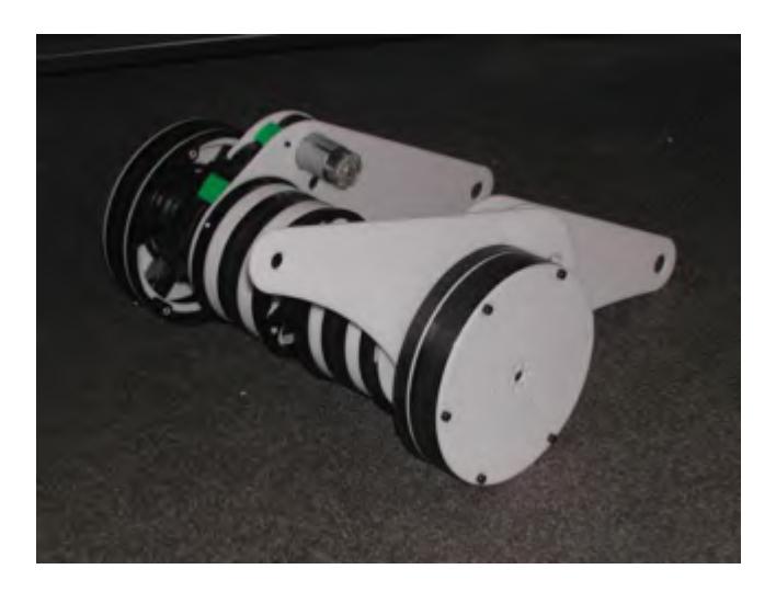 Fig. 7. RKRS Mobility base in loose assembly to reveal internal structure.