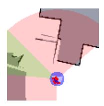 (a) Situation right before the loop closing. (b) The robot scans areas that it has visited before; first errors in the map are visible. (c) The HPF closes the loop by switching to a consistent map. Fig. 4: Successful loop closing using a Hyper Particle Filter (HPF) with 30 particles.