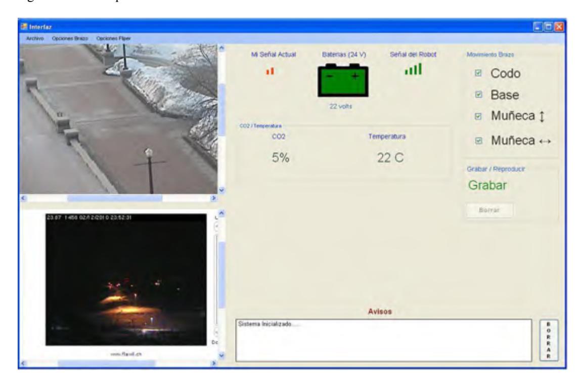 Fig. 2 The user graphical interface displaying key features for IXNAMIKI ÖME missions.